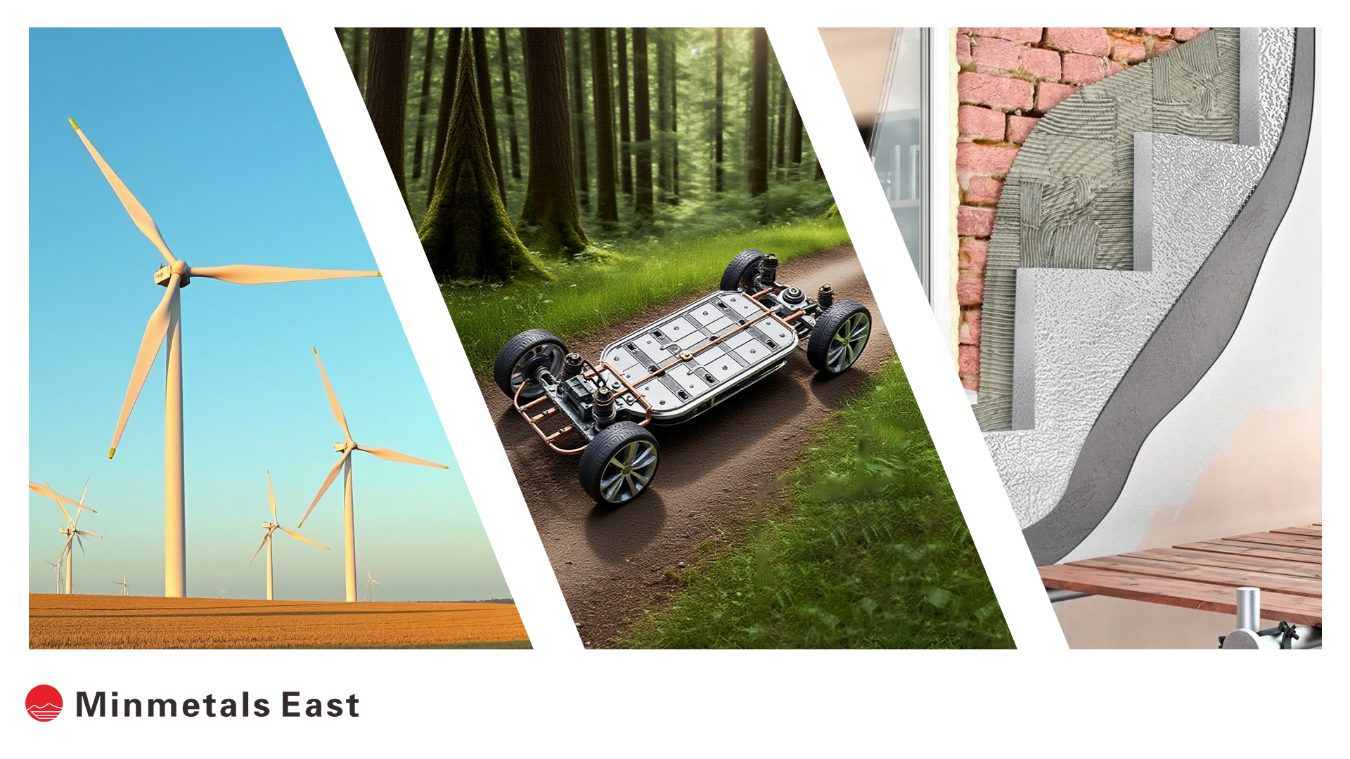 High-purity silicon dioxide applications: wind turbines, electric vehicle chassis, and building insulation.