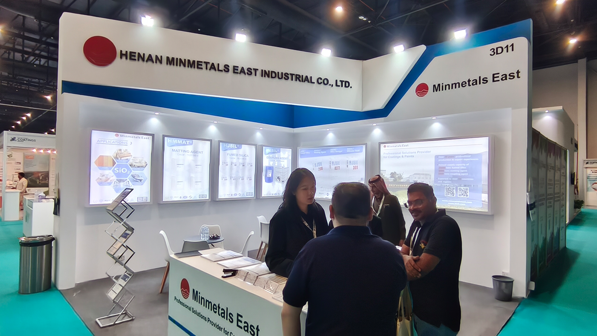 Minmetals East booth at Saudi Coatings 2025