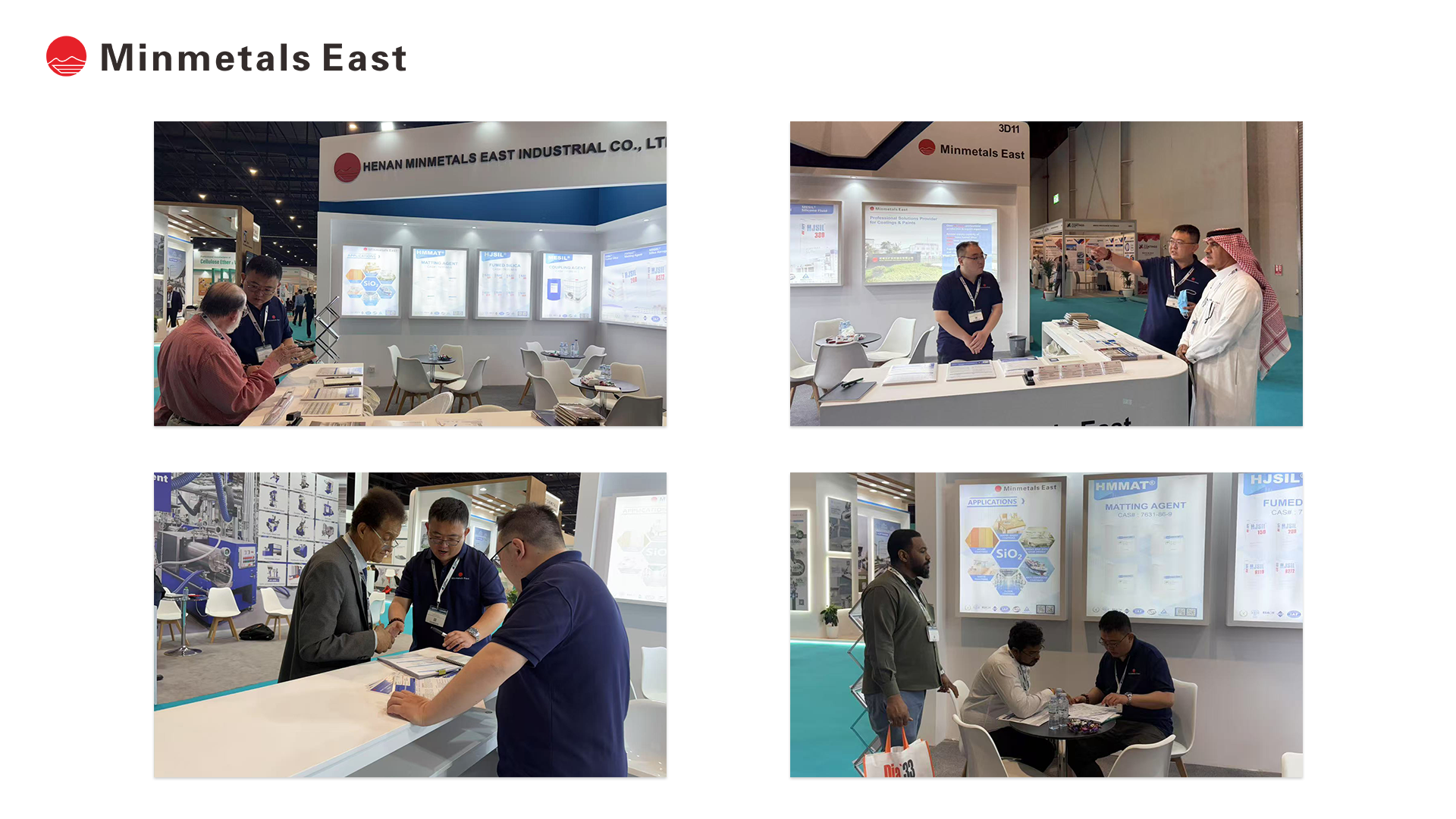 Minmetals East team at Saudi Coatings 2025